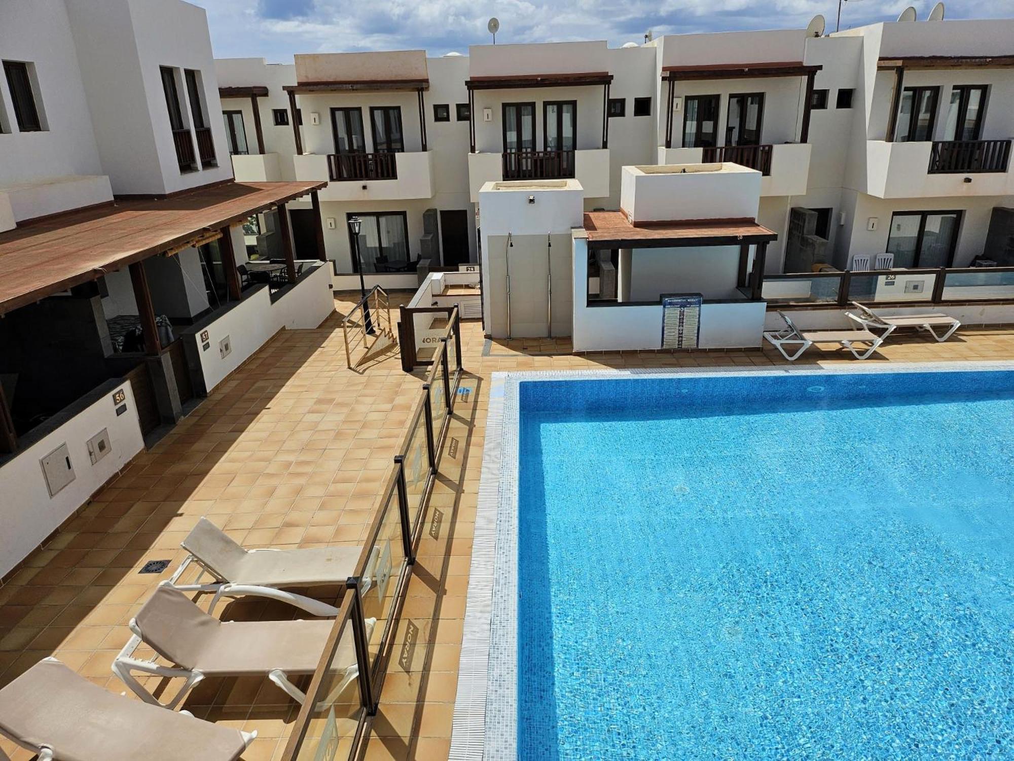 Duplex Noray Vista A La Piscina Apartment Puerto Calero Bagian luar foto